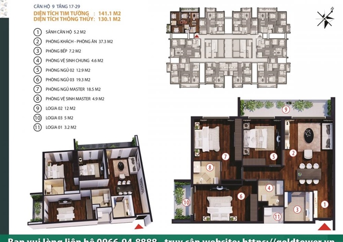 Suất ngoại giao dự án Gold Tower 275 Nguyễn Trãi, CK lên tới 8% + 2 năm phí dịch vụ. LH 0966948888