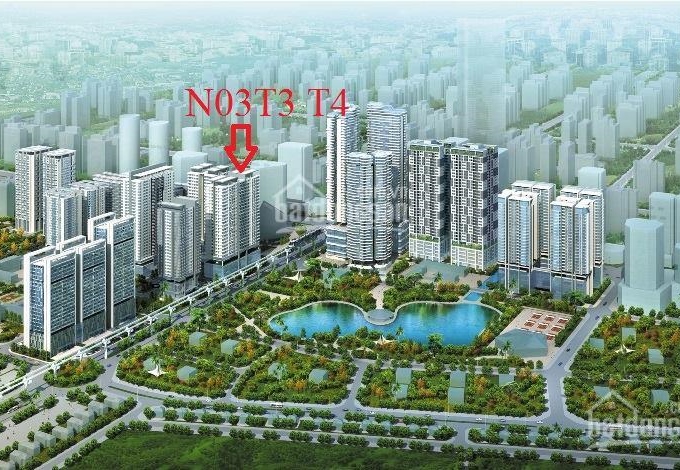 Cần bán căn 05 Tòa N03T4 Horizon Ngoại Giao Đoàn, DT 130.5m2,3PN,2wc, hướng Đông Nam. Giá 31tr/m2.