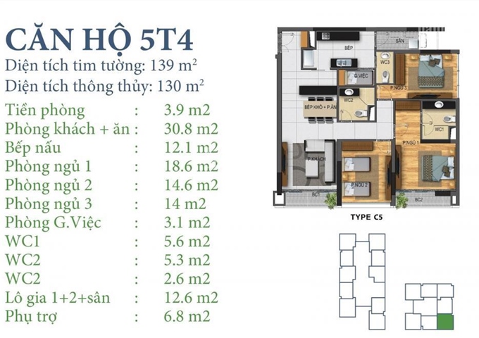 Cần bán căn 05 Tòa N03T4 Horizon Ngoại Giao Đoàn, DT 130.5m2,3PN,2wc, hướng Đông Nam. Giá 31tr/m2.