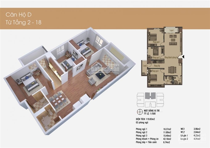 Bán chung cư mới  ở trước tết 2018 trung tâm Q. Hai Bà Trưng giá bán 23-26 tr/ m2 (full nội thất ) 