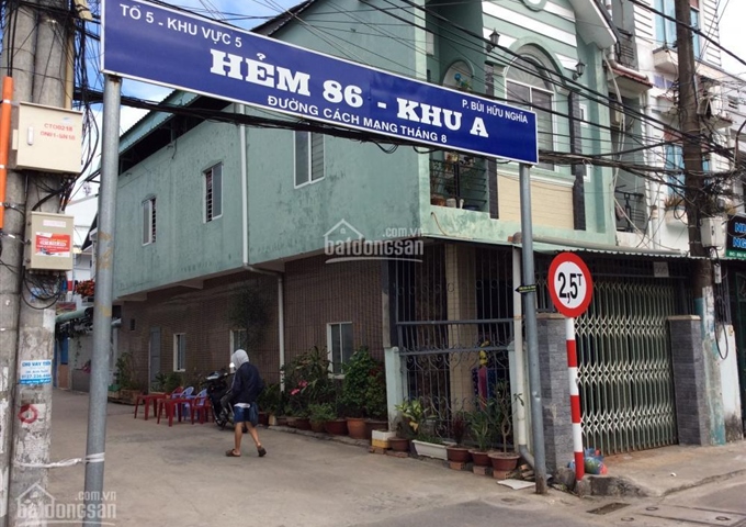Bán đất 1,52 tỷ Hẻm 86 Cách Mạng Tháng 8; Ninh Kiều, Cần Thơ