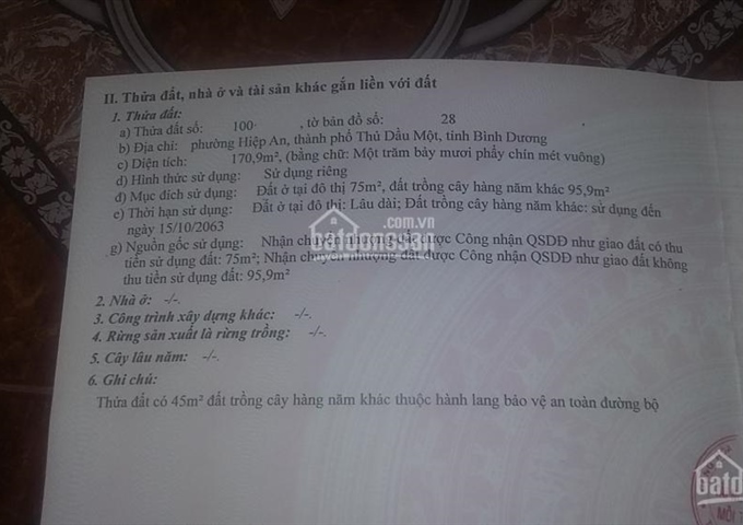 Đất gần ngã tư Sở Sao và khu du lịch Đại Nam, Bình Dương