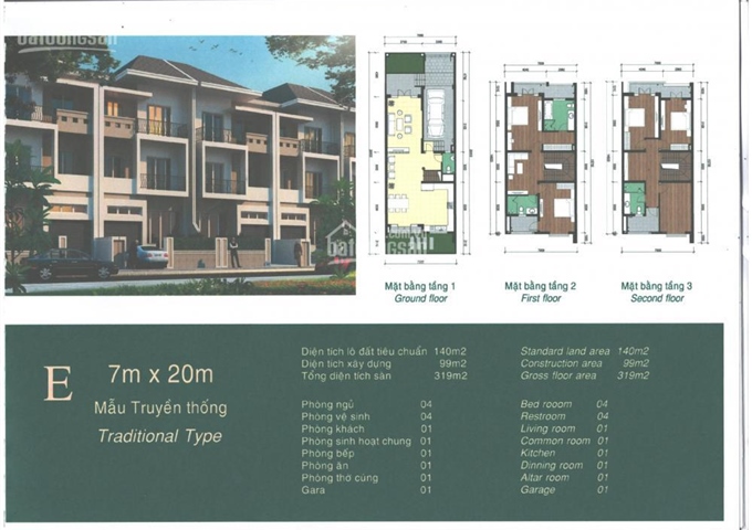 Mở bán biệt thự khu K Ciputra-Grand Gardenville Tây hồ, giá từ 15 tỷ, chiết khấu 1%, tặng quà 350tr