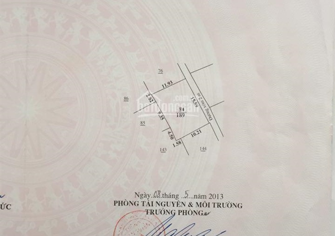 Bán đất thổ cư sổ đỏ chính chủ khu 5, thị trấn Trạm Trôi, huyện Hoài Đức, TP Hà Nội