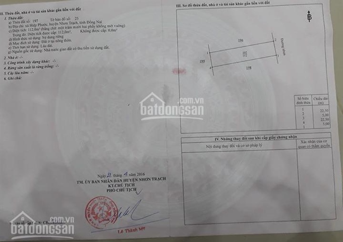 Bán lô đất tại khu tái định cư Hiệp Phước, khu chợ đêm Nhơn Trạch, tiện kinh doanh, 0933.36.39.35