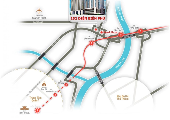 Mở bán căn hộ 152 Điện Biên Phủ, P.25, Q.Bình Thạnh, đối diện Pearl Plaza. LH 0906888211