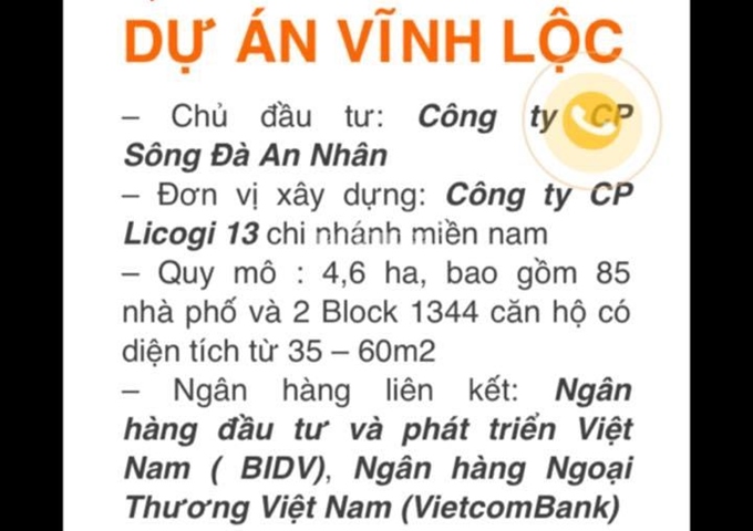 Bán căn hộ Bình Chánh KCN Vĩnh Lộc A: Giá 547 triệu/ căn trả góp: 0901 454 178