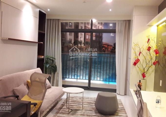 Cho thuê căn hộ văn phòng Novaland River Gate Q4, 13tr nội thất thông minh