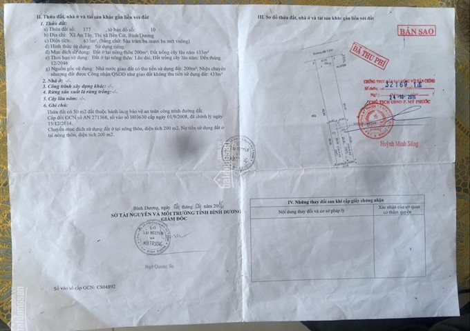 Bán đất đường DT744, KCN Rạp Bắp