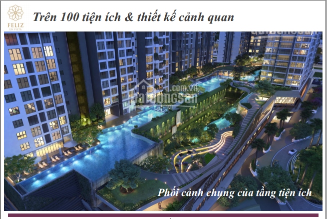 Bán penthouse không thông tầng 445m2 Feliz En Vista Capitaland