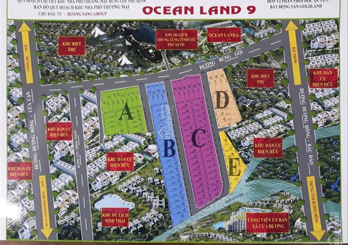 Mở bán dự án Ocean Land 9, mặt tiền đường Búng Gội, chiết khấu 15%, 0907883905