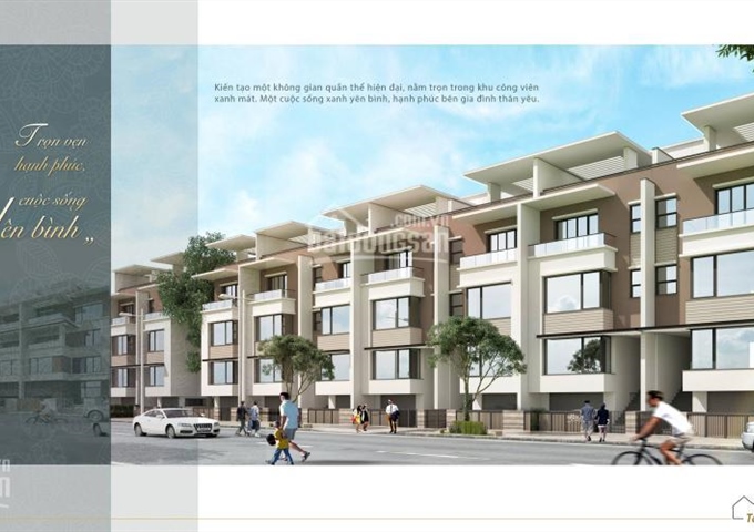 Phân phối chính thức liền kề Romantic Park Tây Hồ Tây