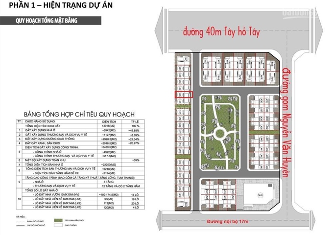 Phân phối chính thức liền kề Romantic Park Tây Hồ Tây