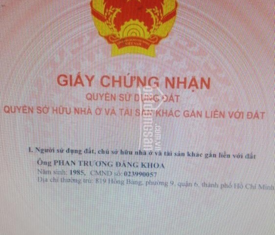 Bán đất nền nhà (đã có sổ hồng) tại khu đô thị TM&DV The Seasons Bình Dương