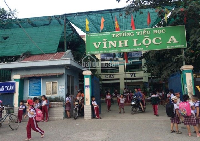 Bán đất mặt tiền đường Liên Ấp 123, xã Vĩnh Lộc B, DT: 56m2, xây dựng tự do, giá: 240 triệu