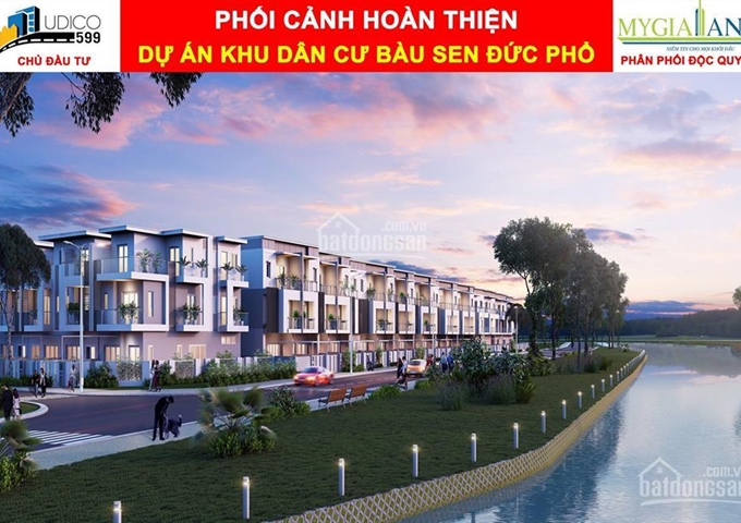 Mở bán đợt 1 khu dân cư Bàu Sen, trung tâm thị xã Đức Phổ tương lai