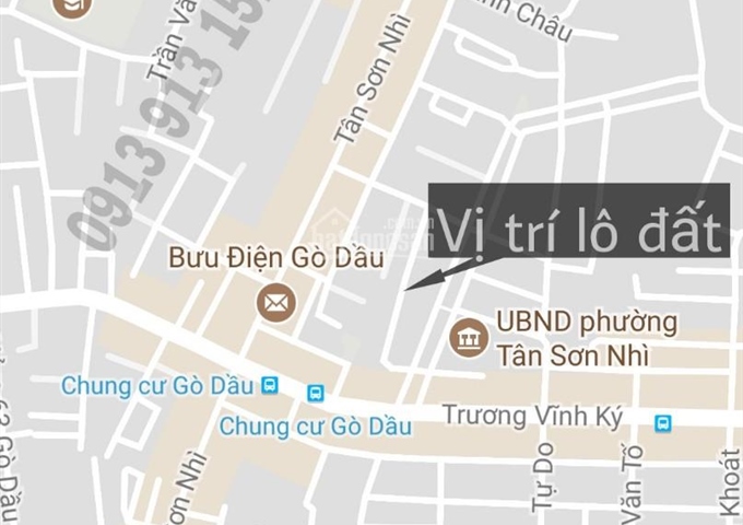 Bán đất số 1/33 Nguyễn Thế Truyện, hẻm 6m thông, gần trung tâm quận Tân Phú DT: 8.9x21m giá 10.8 tỷ