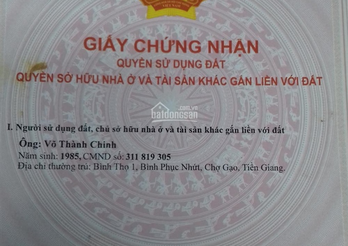 Nhà bán đường Trương Văn Vĩnh, KP Tân Hiệp, P Tân Bình, Dĩ An, Bình Dương