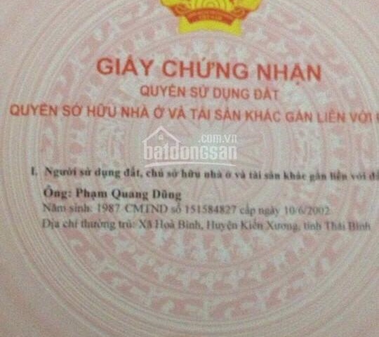 CHÍNH CHỦ BÁN ĐẤT tại TRẠI GẦN SONG PHƯƠNG HOÀI ĐỨC, DT 46.8M2, MT 4.5M LH . 0931.052.666