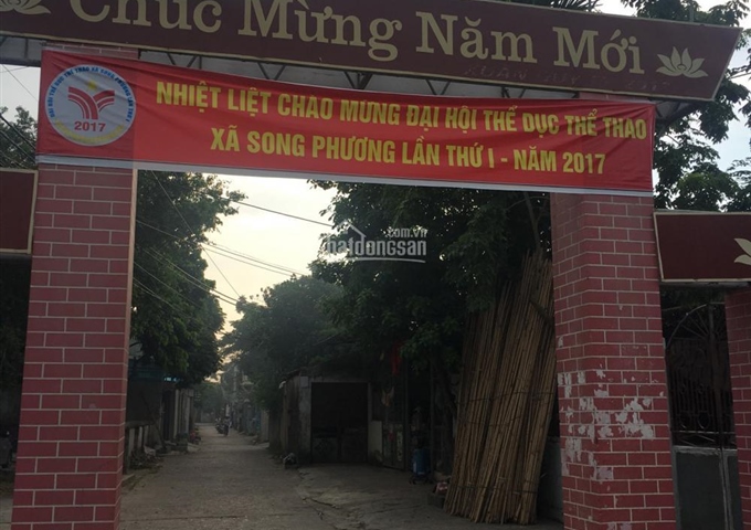 CHÍNH CHỦ BÁN ĐẤT tại TRẠI GẦN SONG PHƯƠNG HOÀI ĐỨC, DT 46.8M2, MT 4.5M LH . 0931.052.666