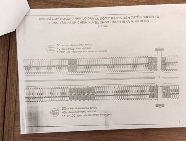 Bán đất trung tâm hành chính huyện Chơn Thành tỉnh Bình Phước
