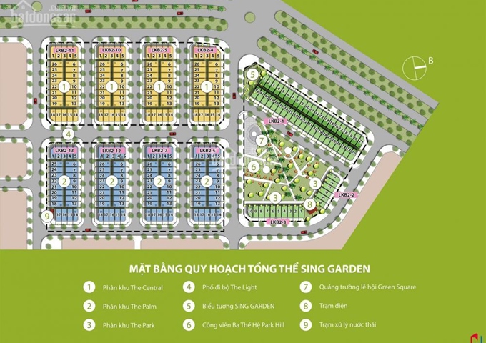 Bán lô góc đất nền dự án Sing Garden Vsip Từ Sơn, 0913220992