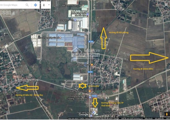 Bán đất khu tái định cư ngã tư Gia Lễ - Cạnh khu công nghiệp Đông Mỹ, TP Thái Bình, 63m2, hướng Nam