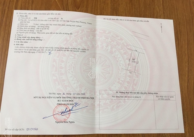 Bán đất liền kề dự án Cienco 5 Hoàng Quốc Việt kéo dài