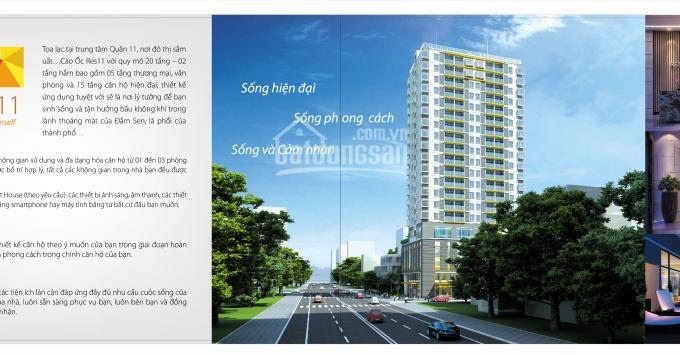 Bán căn hộ Res 11 mặt tiền Lạc Long Quân, quận 11