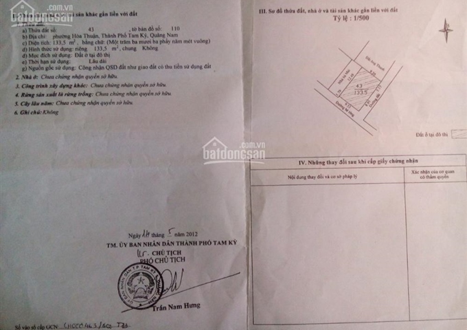 Cần bán nhanh nhà kiệt Trần Quý Cáp, Tam Kỳ, Quảng Nam