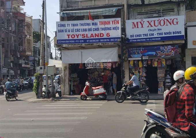 Cho thuê nhà mặt tiền 215 Phan Đình Phùng, p15, gần chợ Phú Nhuận, 1 trệt 4 lầu, 70 triệu