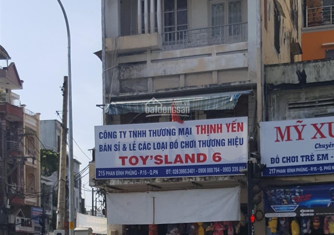 Cho thuê nhà mặt tiền 215 Phan Đình Phùng, p15, gần chợ Phú Nhuận, 1 trệt 4 lầu, 70 triệu