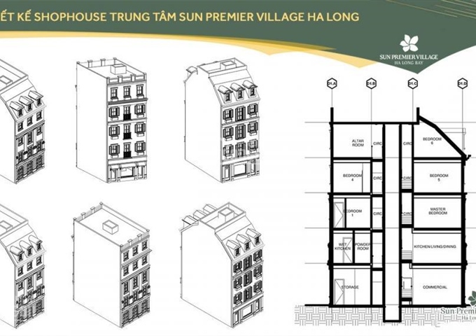 Bán shophouse Bãi cháy, Hạ Long Sun Group giá gốc Chủ đầu tư từ 9.2 tỷ