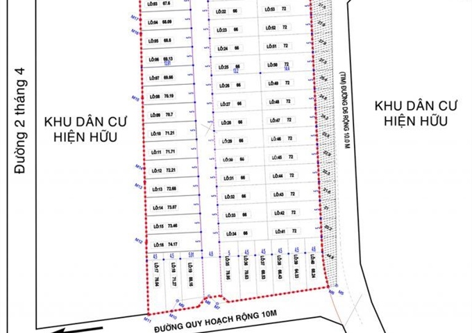 Đất bán khu dân cư Lộc Phát 1, Nguyễn Chích