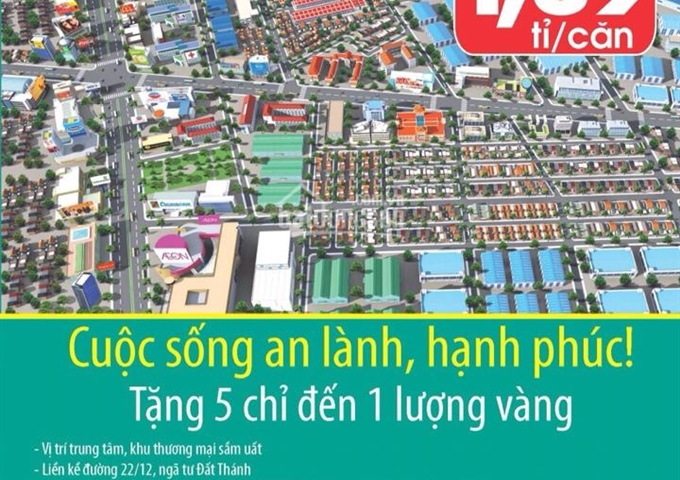 Bán gấp lô đất ở MTKD Thuận Giao 19, hướng đường 22 Tháng 12 khu vực TX Thuận An, TC 100% sổ riêng