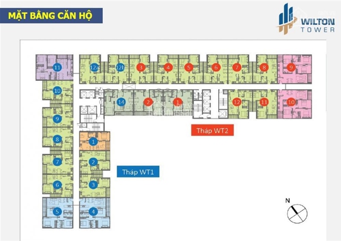 Cần bán căn hộ Wilton Tower 1PN, tầng trung, view hồ bơi! 