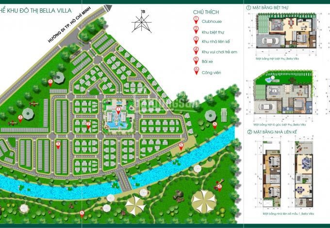 Mở bán biệt thự song lập và nhà phố Bella Villa, DT 5x15, 8x17,.. SHR, giá từ 1,6 tỷ. LH 0931832454