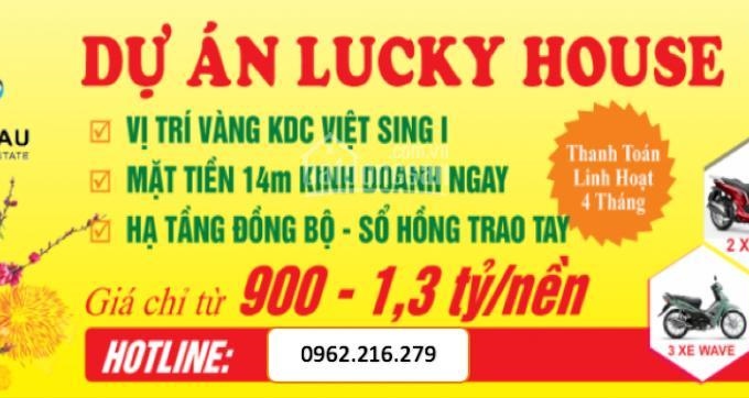 Công bố mở bán dự án KDC Lucky House, tọa lạc ngay Thuận Giao 19, thị xã Thuận An, Bình Dương