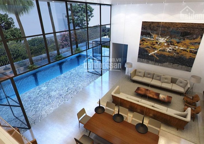 Bán biệt thự hồ bơi riêng Holm Villas Thảo Điền 550 m2, 5PN, full nội thất, HL: 0916.744.306