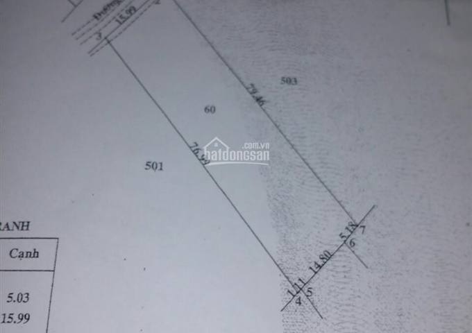 Bán đất đường nhựa đường 538 Xã Nhuận Đức, Huyện Củ Chi. Diện tích : 1586.7 m2. Giá :1,7 tỷ