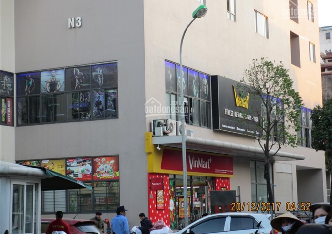 Cho thuê căn hộ tầng 14 tòa N3 Nguyễn Công Trứ DT: 68m2. Giá: 8 triệu/tháng