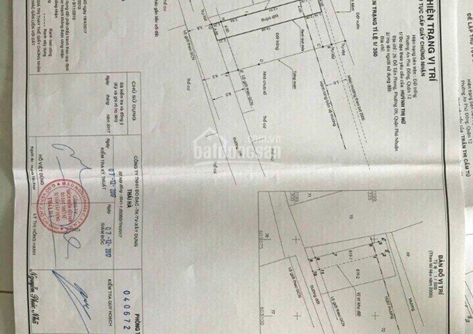 Chính chủ bán lô đất 1 sẹc vườn lài hẻm 211 an phú đông quân 12, LH: 0975.174.792 (Gia Hân)