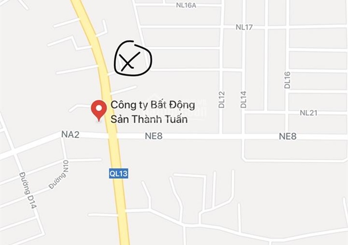 150m2 đất mặt tiền Quốc Lộ 13, khu dân cư ấp 3B Thới Hòa, Mỹ Phước 3, Bến Cát, Bình Dương