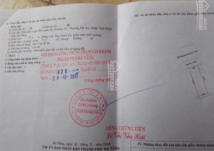 Bán 2 lô LK MT đường Phan Tôn, Đà Nẵng, DT: 155m2, giá: 14,5 tỷ. Liên hệ: 0935.322.693