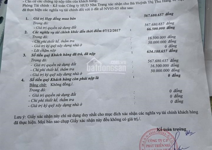 Bán lô đất đường Số 28 (Nguyễn Thị Định nối dài), KĐT mới Phước Long, HUD Nha Trang - 0934322293