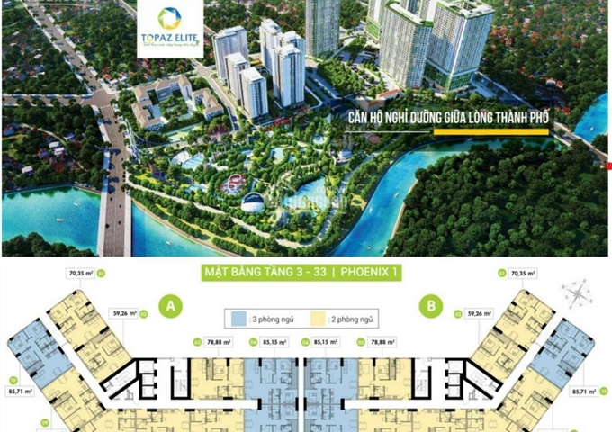 Chính chủ kẹt tiền bán gấp căn hộ Topaz Elite Phoenix 1, mặt tiền đường Cao Lỗ, q8 tầng đẹp 1.570tỷ