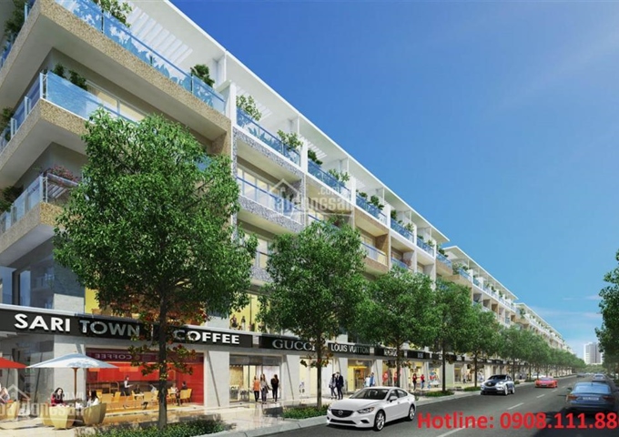 Chuyên cho thuê nhà phố Sala Đại Quang Minh, Thủ Thiêm, diện tích 5.6x20m, 7x22m