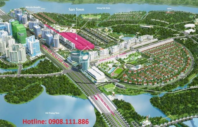 Chuyên cho thuê nhà phố Sala Đại Quang Minh, Thủ Thiêm, diện tích 5.6x20m, 7x22m