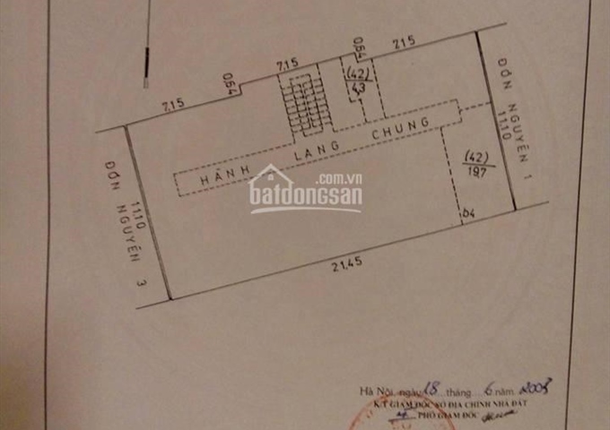 Bán nhà chung cư C6 Kim Liên, Đống Đa, Hà Nội