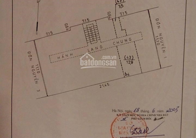 Bán nhà chung cư C6 Kim Liên, Đống Đa, Hà Nội